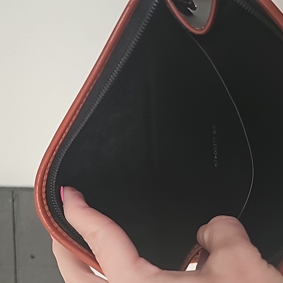 Fendi Pecan Canvas Clutch RARE - Picture 10 of 11